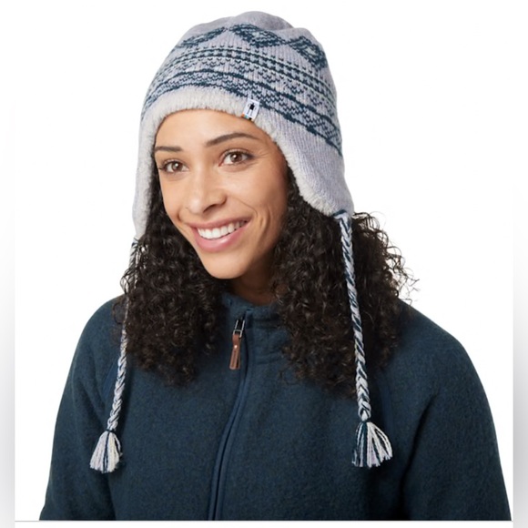 NWT Smartwool Hudson Trail Nordic Hat Purple Eclipse Unisex ,one size - Picture 1 of 11